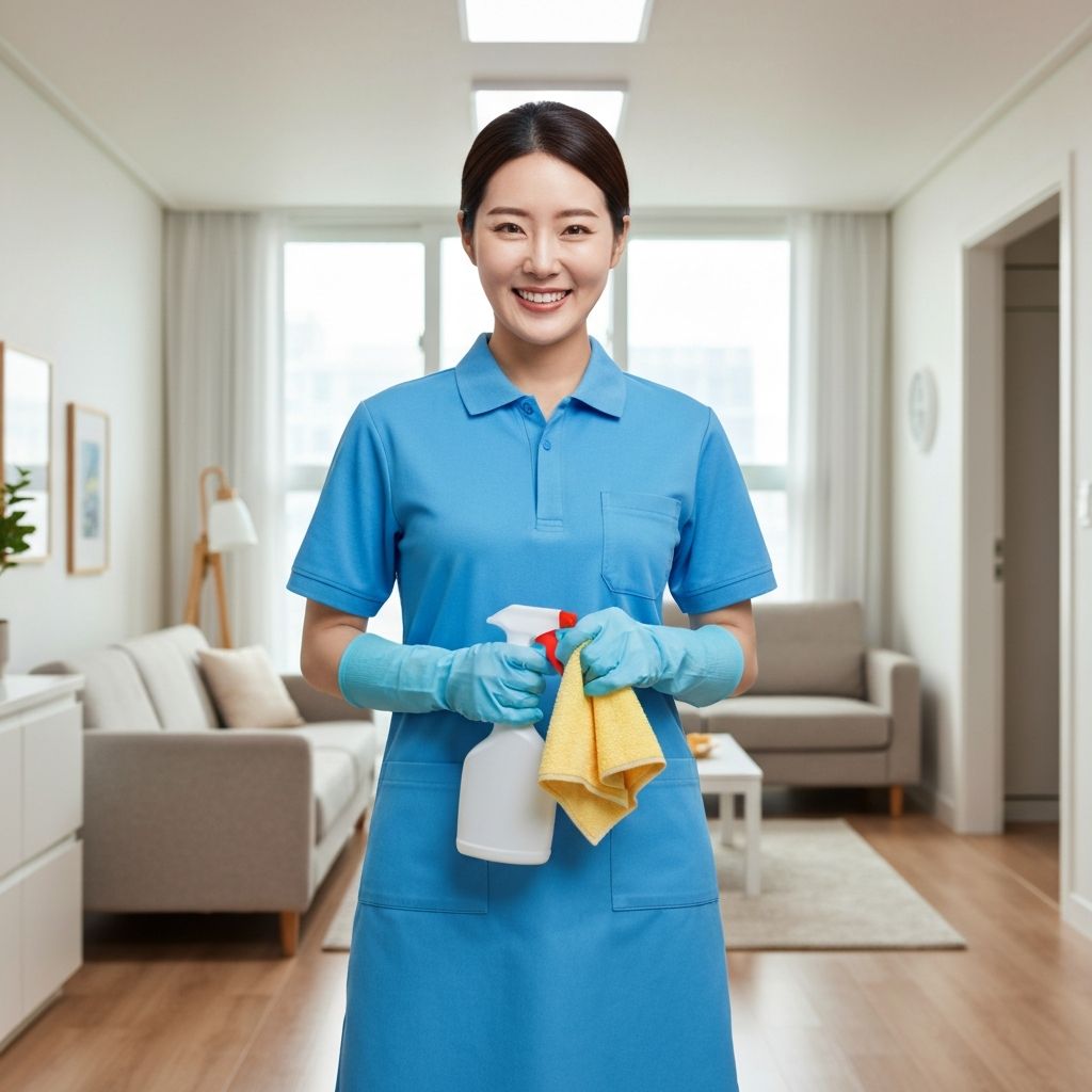 모자홈클린 전문 청소 직원